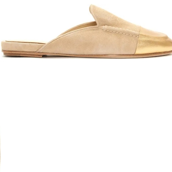 NIB ETIENNE AIGNER Suede Cap Toe Mules - Picture 5 of 5
